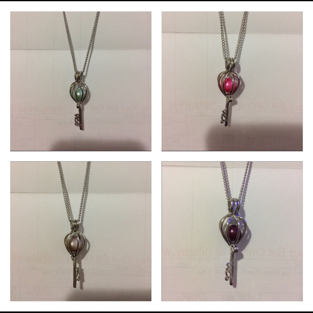 Pearl Key Necklace